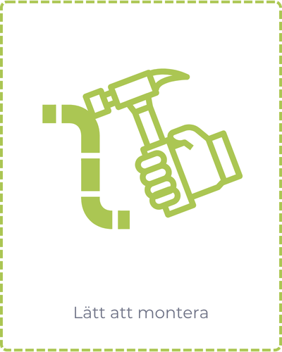 Ikon – lätt att montera